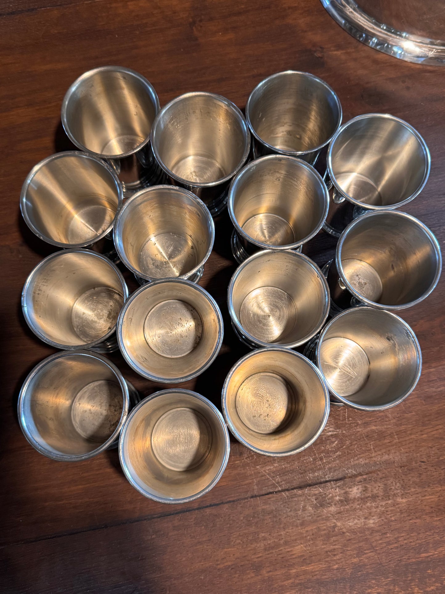 EACH - Mint Julep Cup Pewter Inscribed Hunting Creek Garden Club Trophy Vintage - PICK Your Favorite ❤️