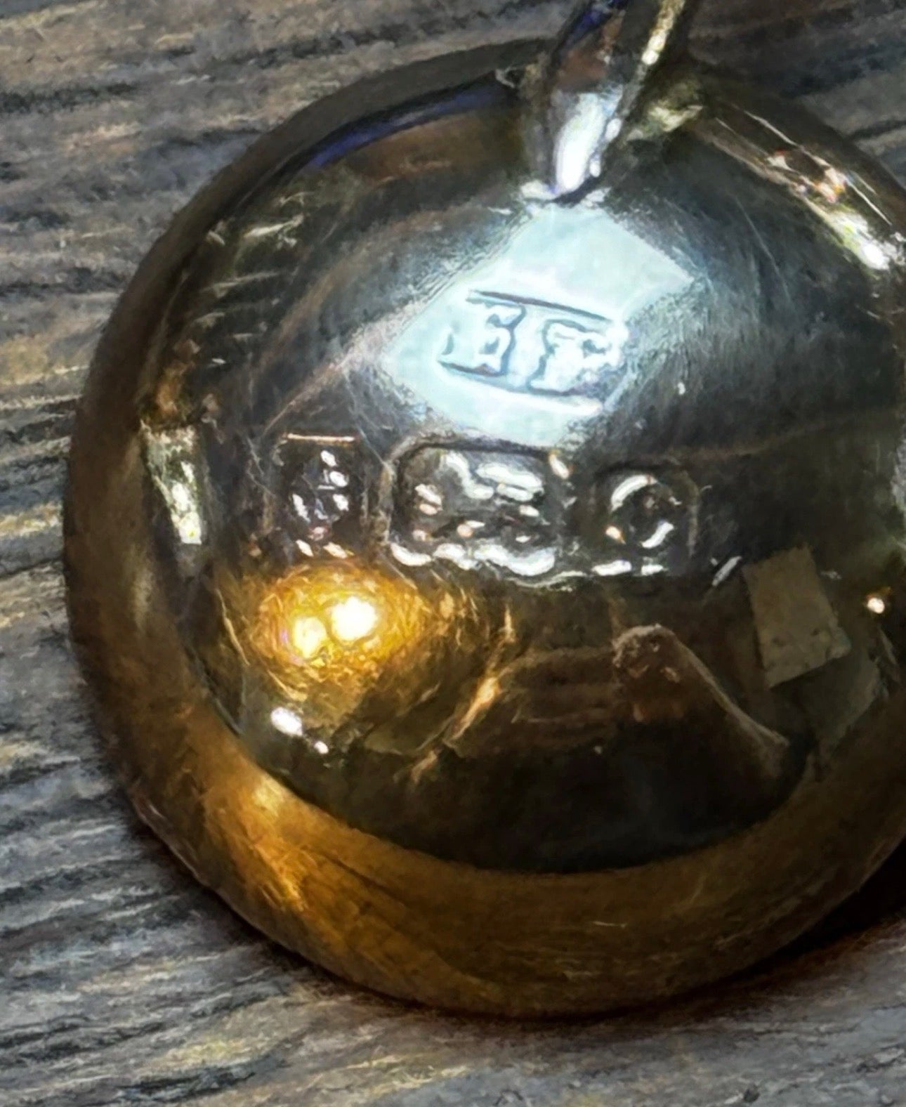 Antique Sterling Salt Cellar Gold Wash Set in Original Case Birmingham 1902