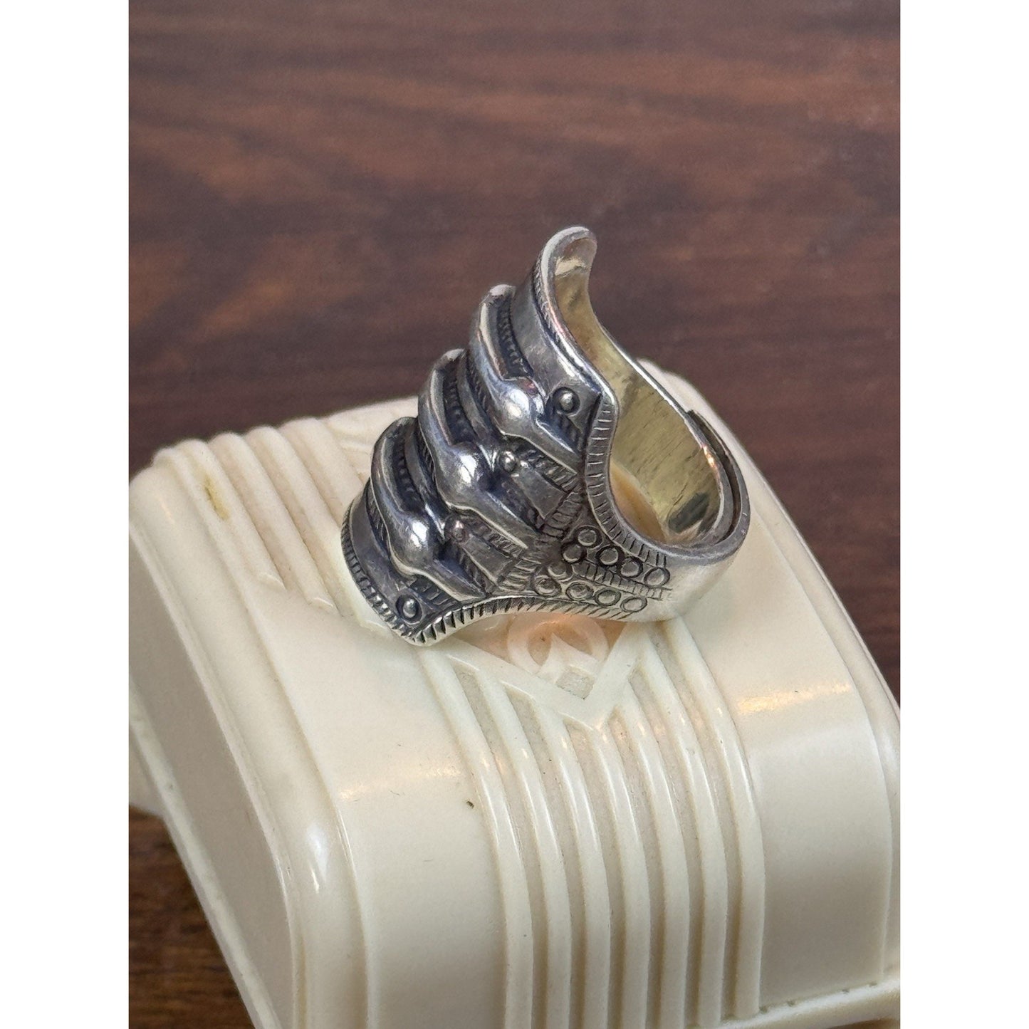 Vintage David Andersen Sterling Silver Ring 7 Norway 925S Copy Org. Year 300