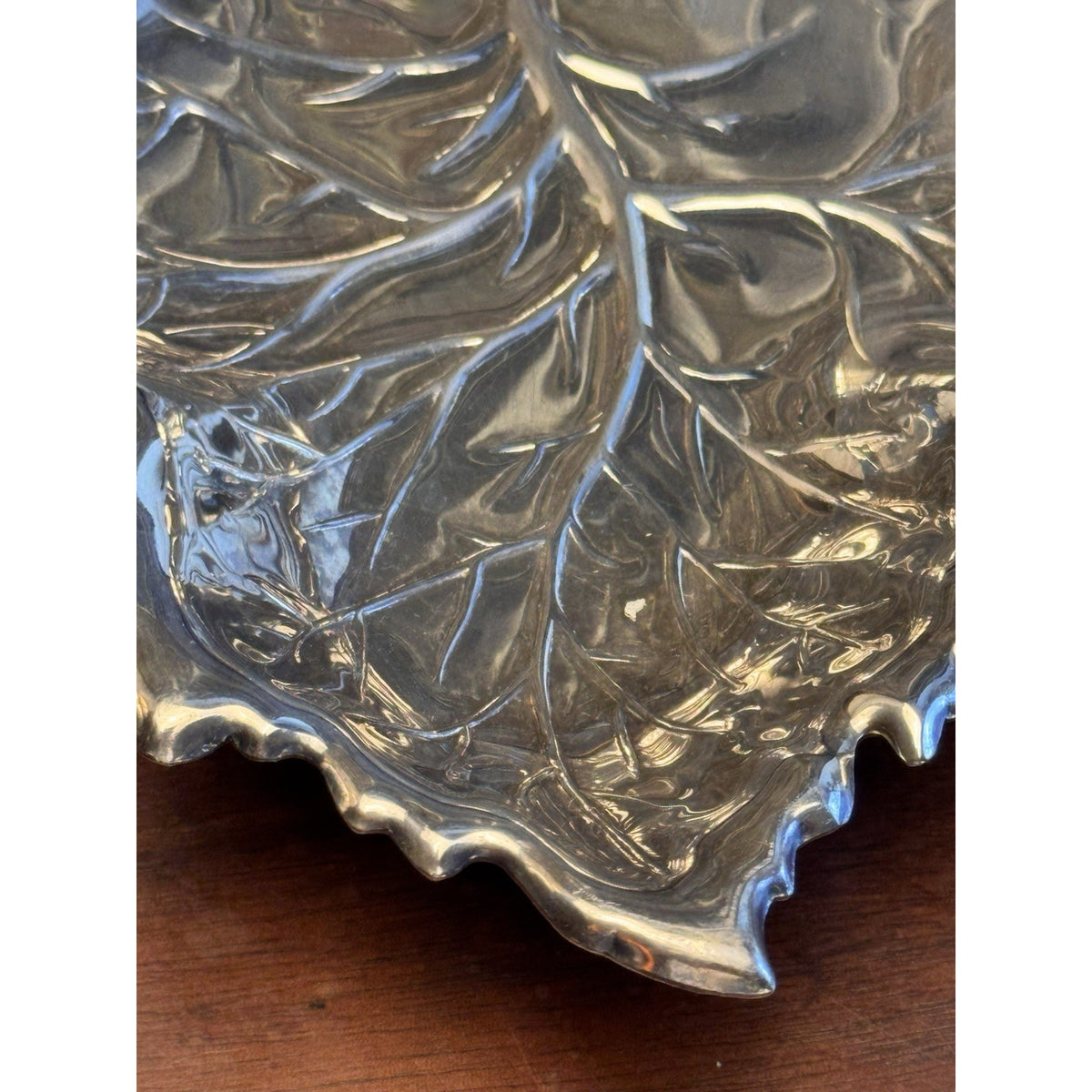 Silverplate Strawberry Dish Crescent Serving Bowl Fruit Tableware Footed