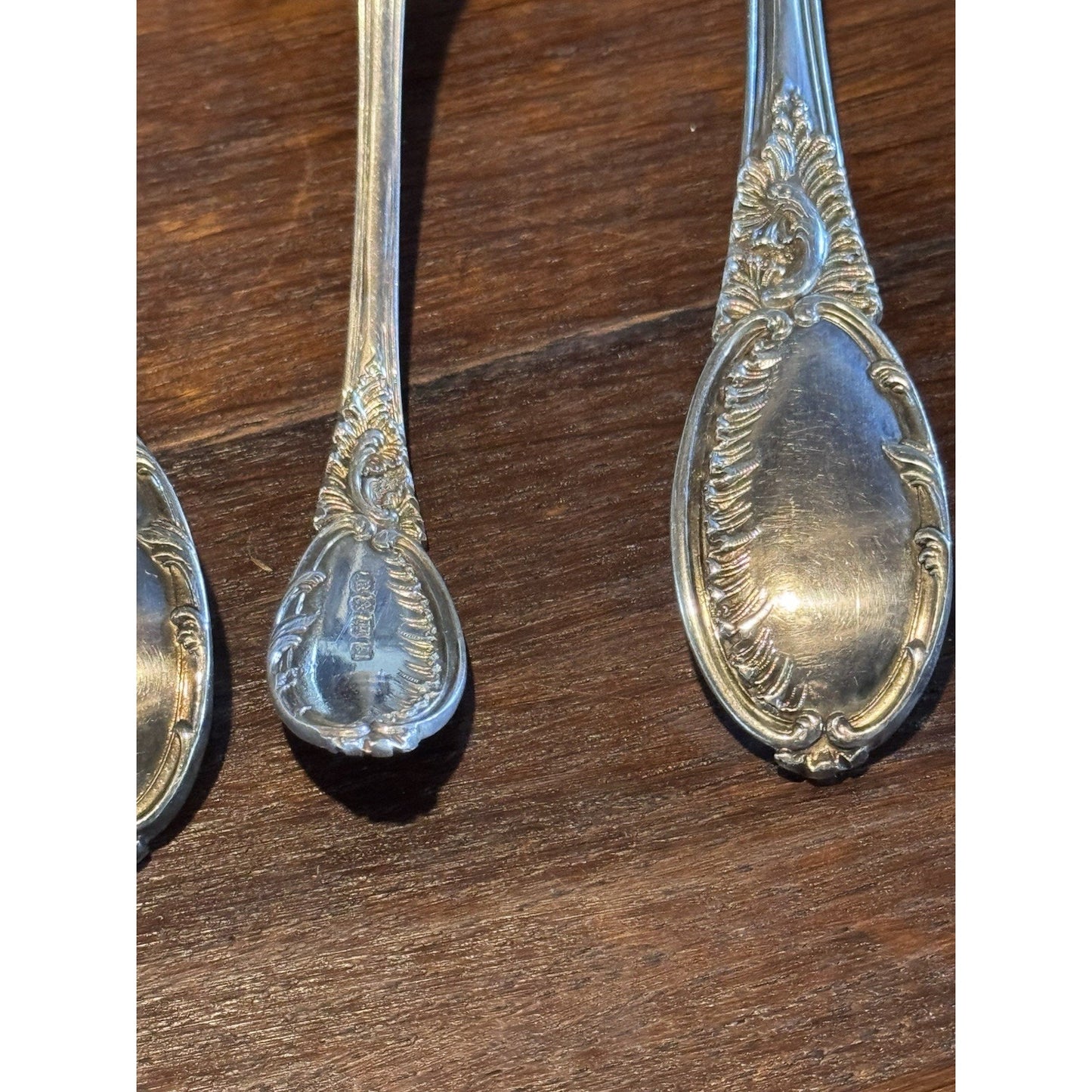 Berry Spoon Set Mappin & Webb Princess Plate Gold Wash Cased Victorian STYLE