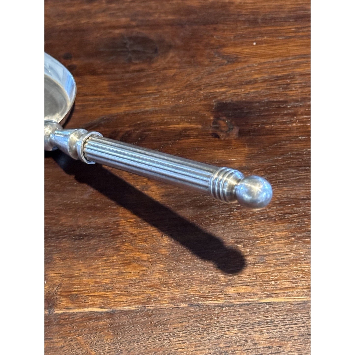 Silverplate Crumb Catcher Silent Butler Table Crumber Serving Scoop 12” Vintage