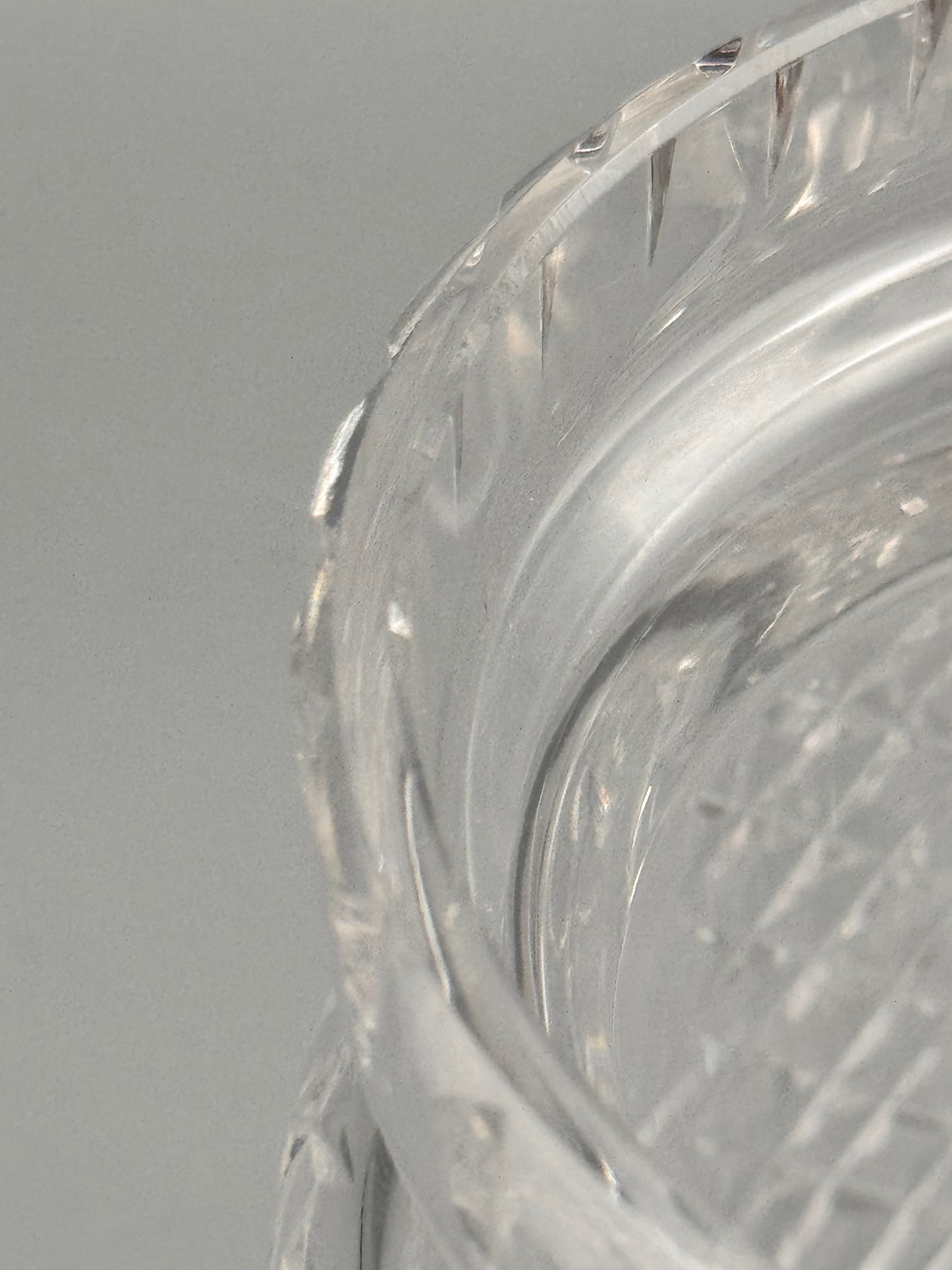 Waterford Crystal Biscuit Jar Lidded Cut Crystal Cookie Jar 7.5”