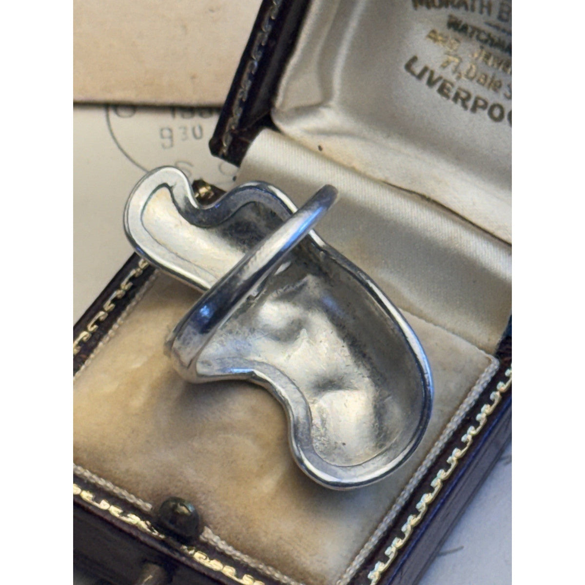 Silver Elephant Ring TESTED Thai Artisan Statement Adjustable Size 9