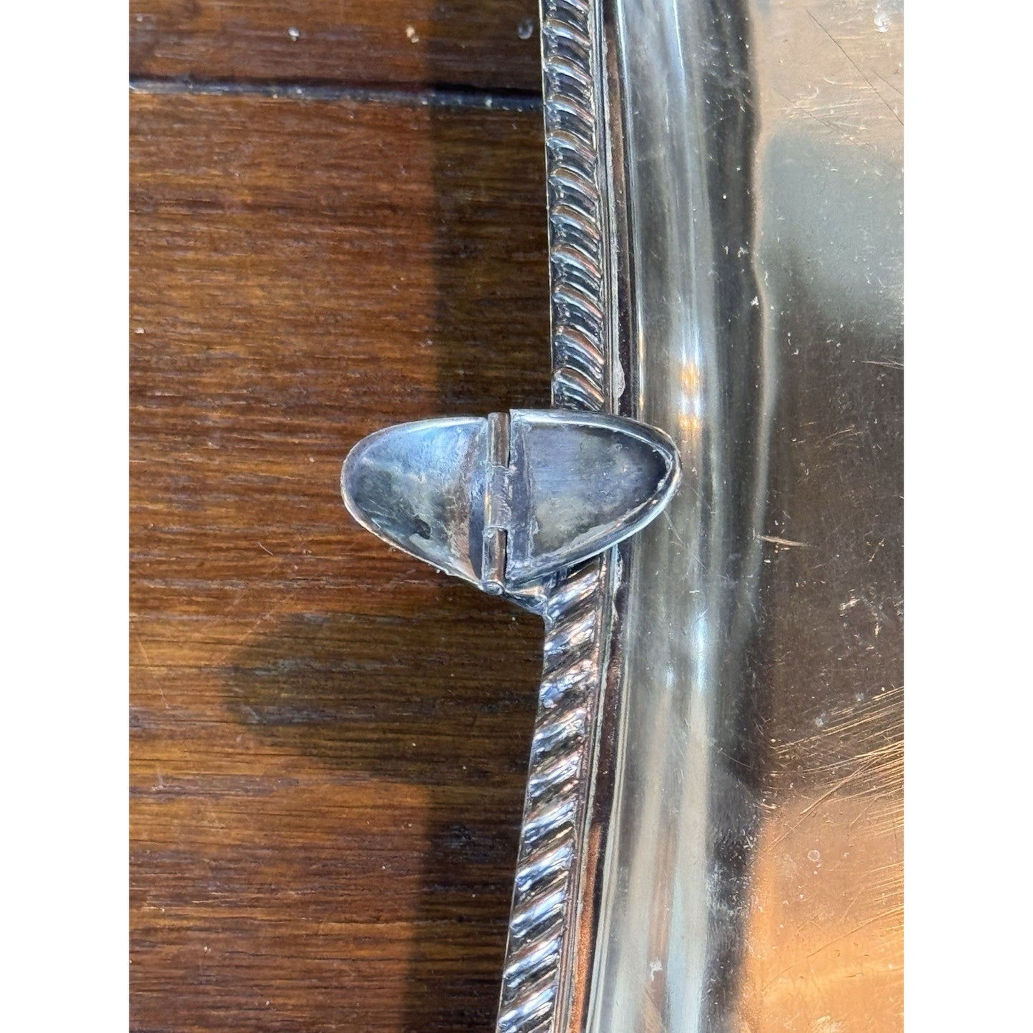 Antique Silverplate Hot Water Food Warmer Serving Dish 13.5”