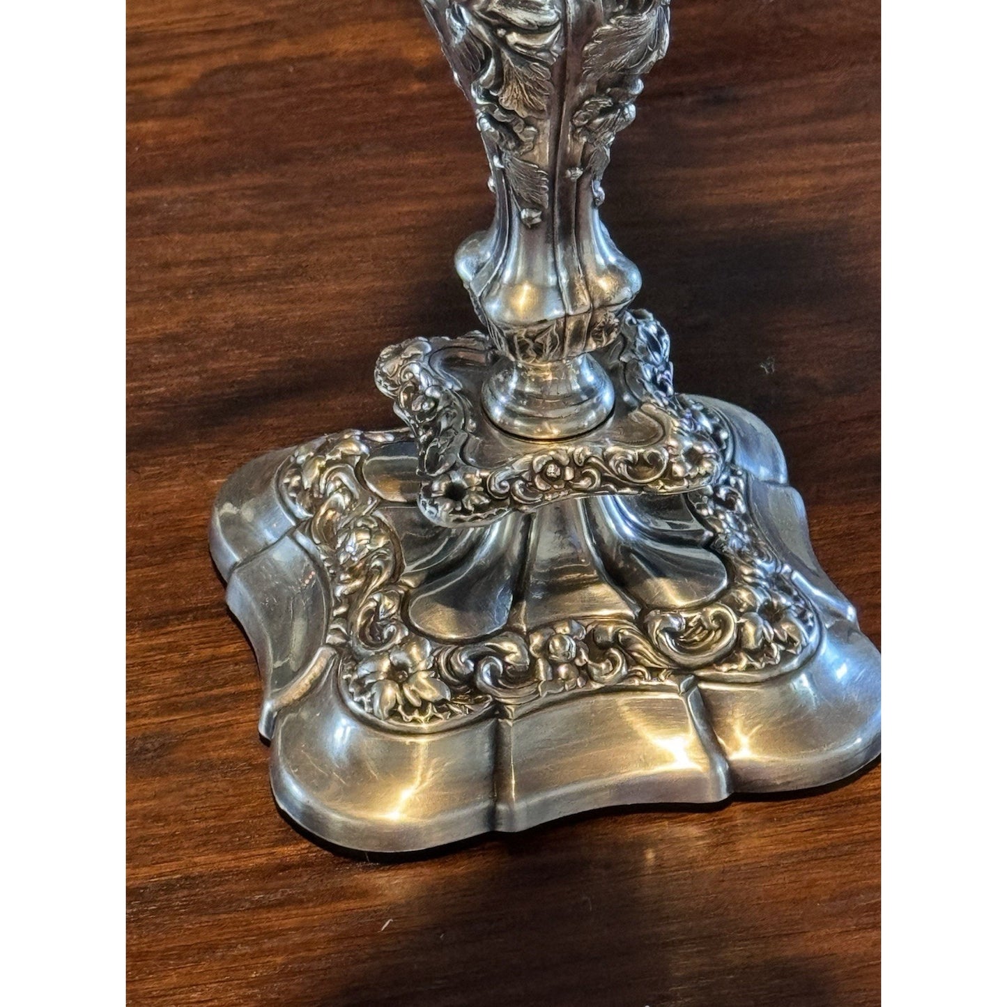 Webster Wilcox IS Silverplate 5 Light 4 WAYS Convertible Candelabra Pair 16.75”
