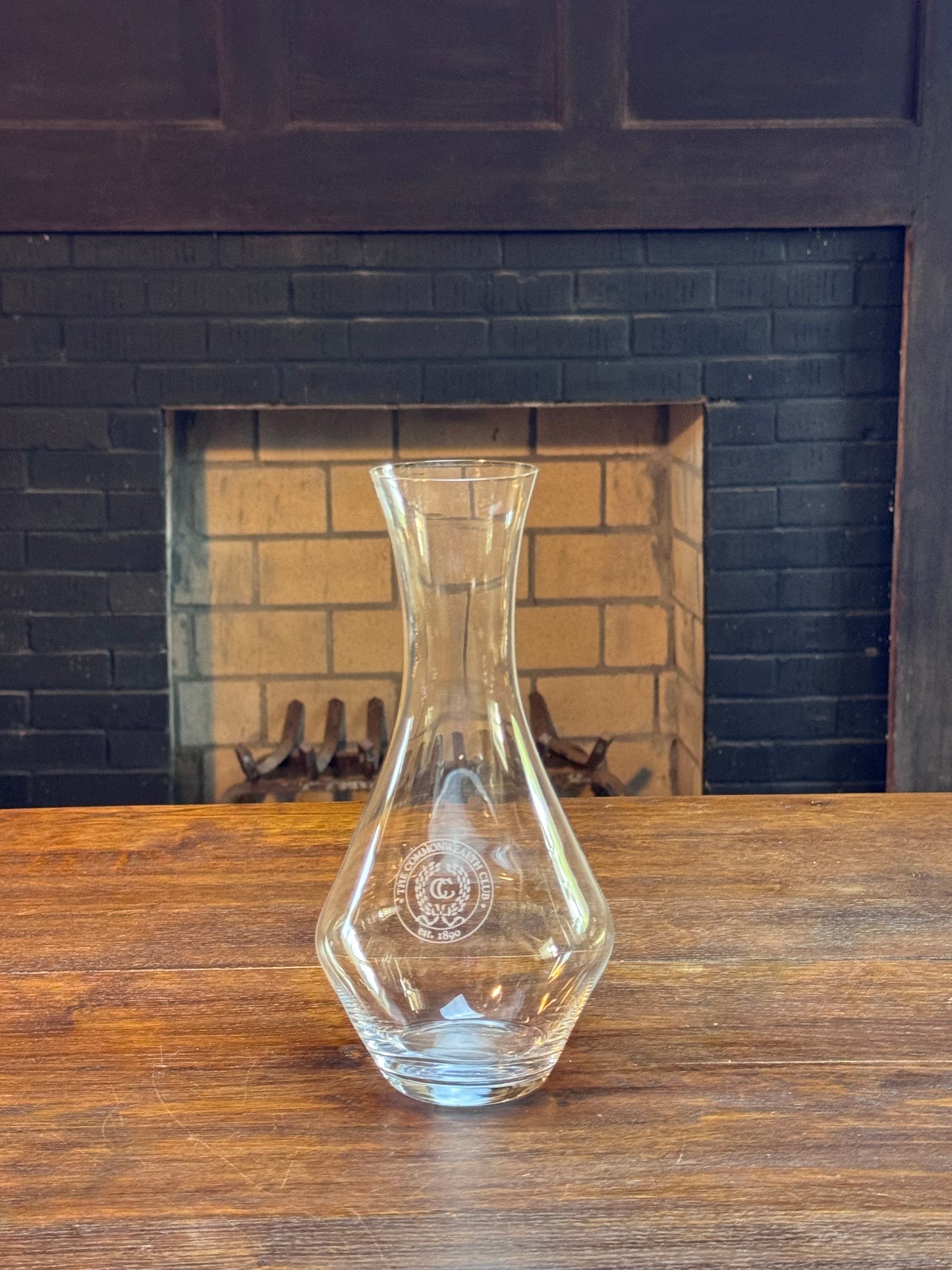 RIEDEL Cabernet Magnum Crystal Decanter Commonwealth Club Etched 9.5” Wine