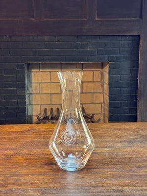 RIEDEL Cabernet Magnum Crystal Decanter Commonwealth Club Etched 9.5” Wine