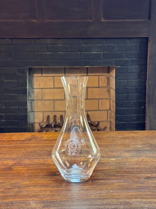 RIEDEL Cabernet Magnum Crystal Decanter Commonwealth Club Etched 9.5” Wine