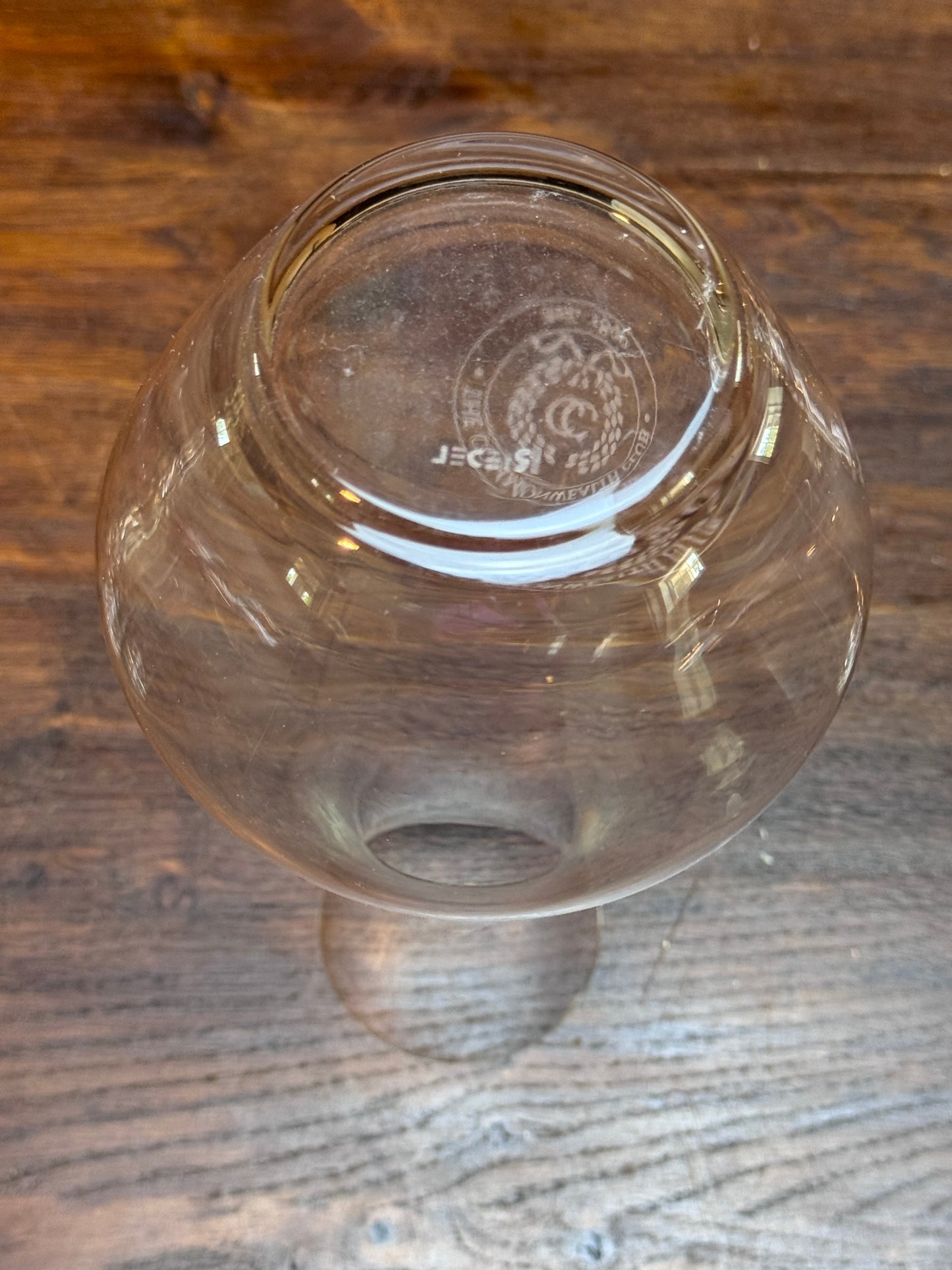 RIEDEL Cabernet Magnum Crystal Decanter Commonwealth Club Etched 9.5” Wine