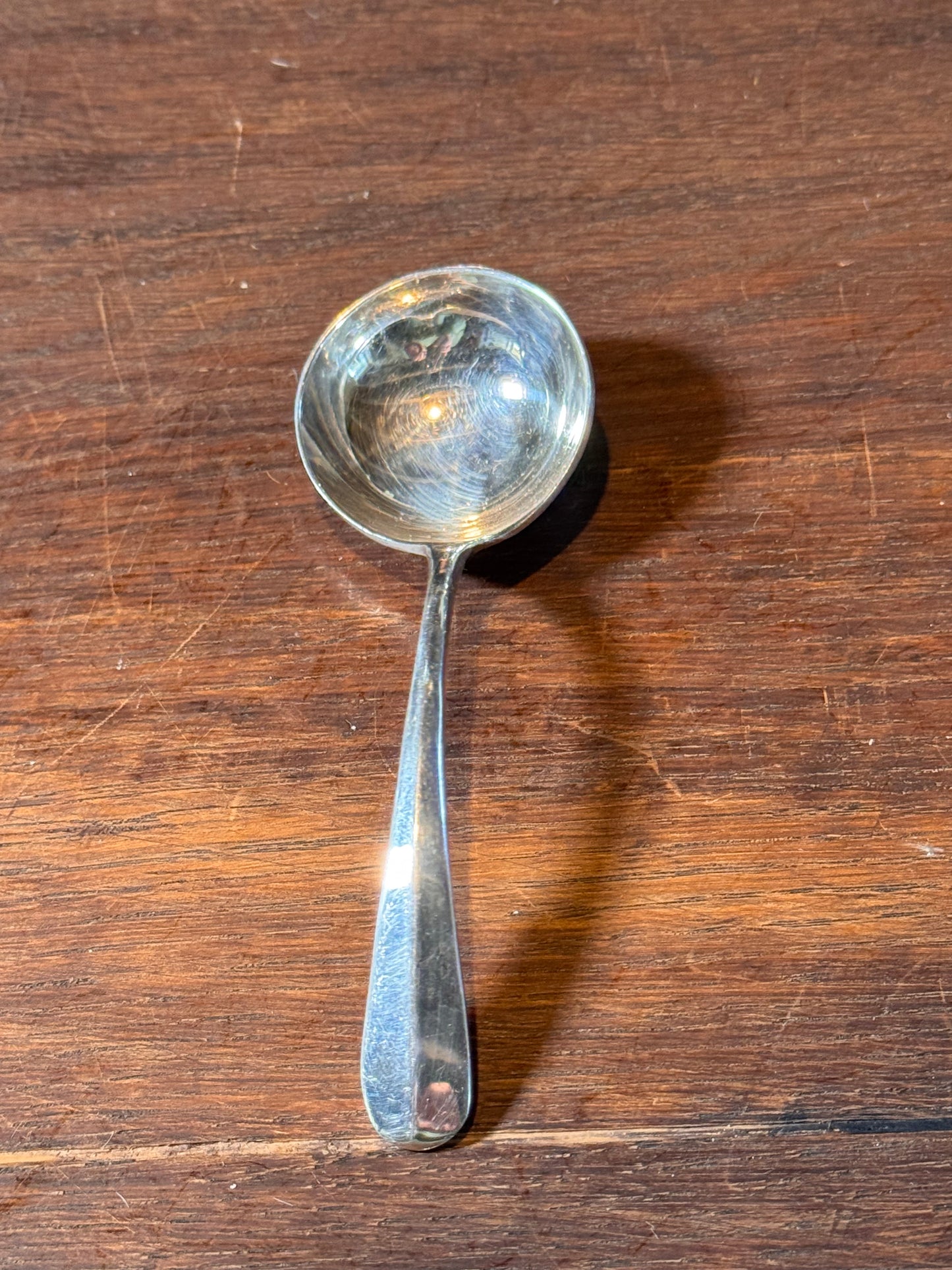 Vintage Silver Plate Sauce Ladle Small Gravy Server 4.75”