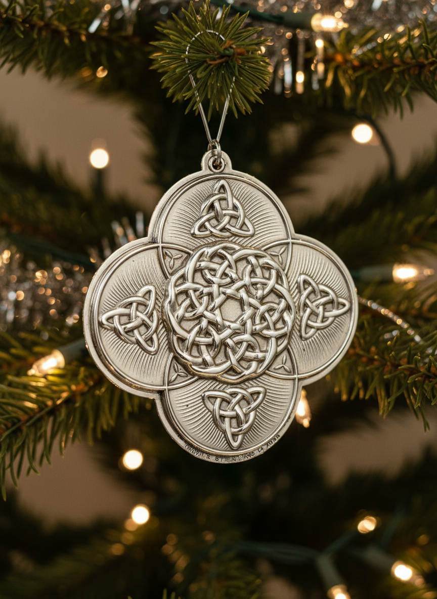 Vintage STERLING Ornament 2006 Celtic Knot TOWLE Signed