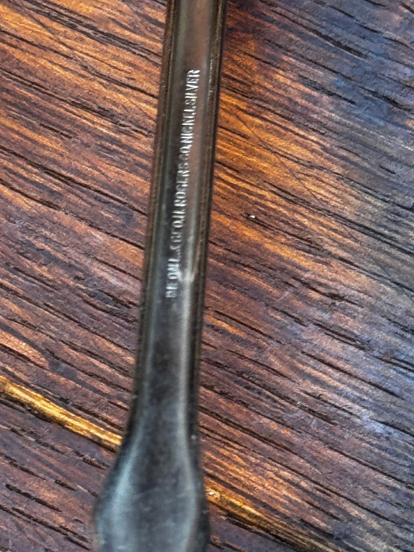 Antique Art Nouveau Silver Plate Ladle Wm Rogers & Son AA Nickel Silver