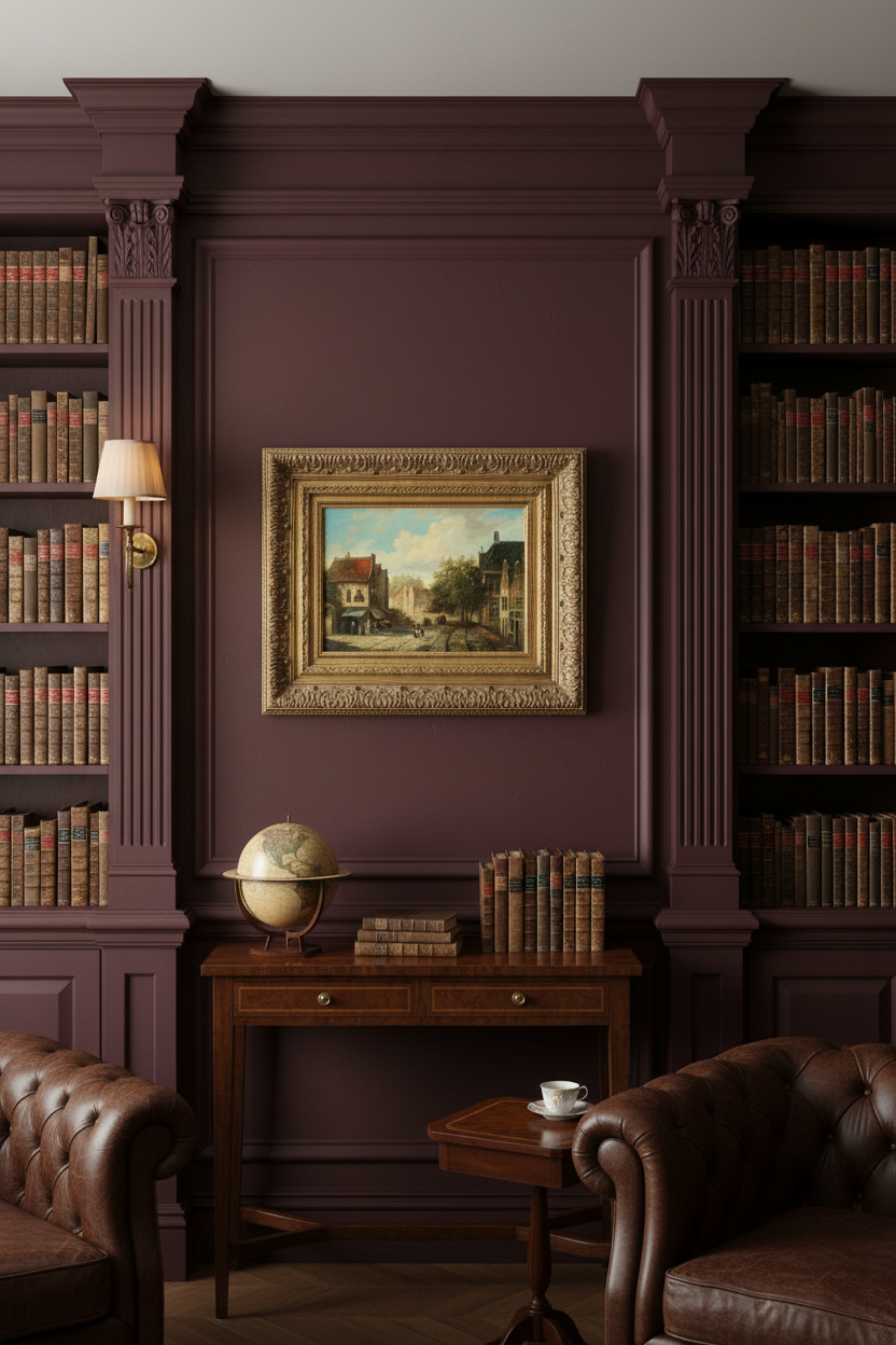 Vintage “Old European Style” Signed Oil on Wood Painting Framed Frame 24” x 20”