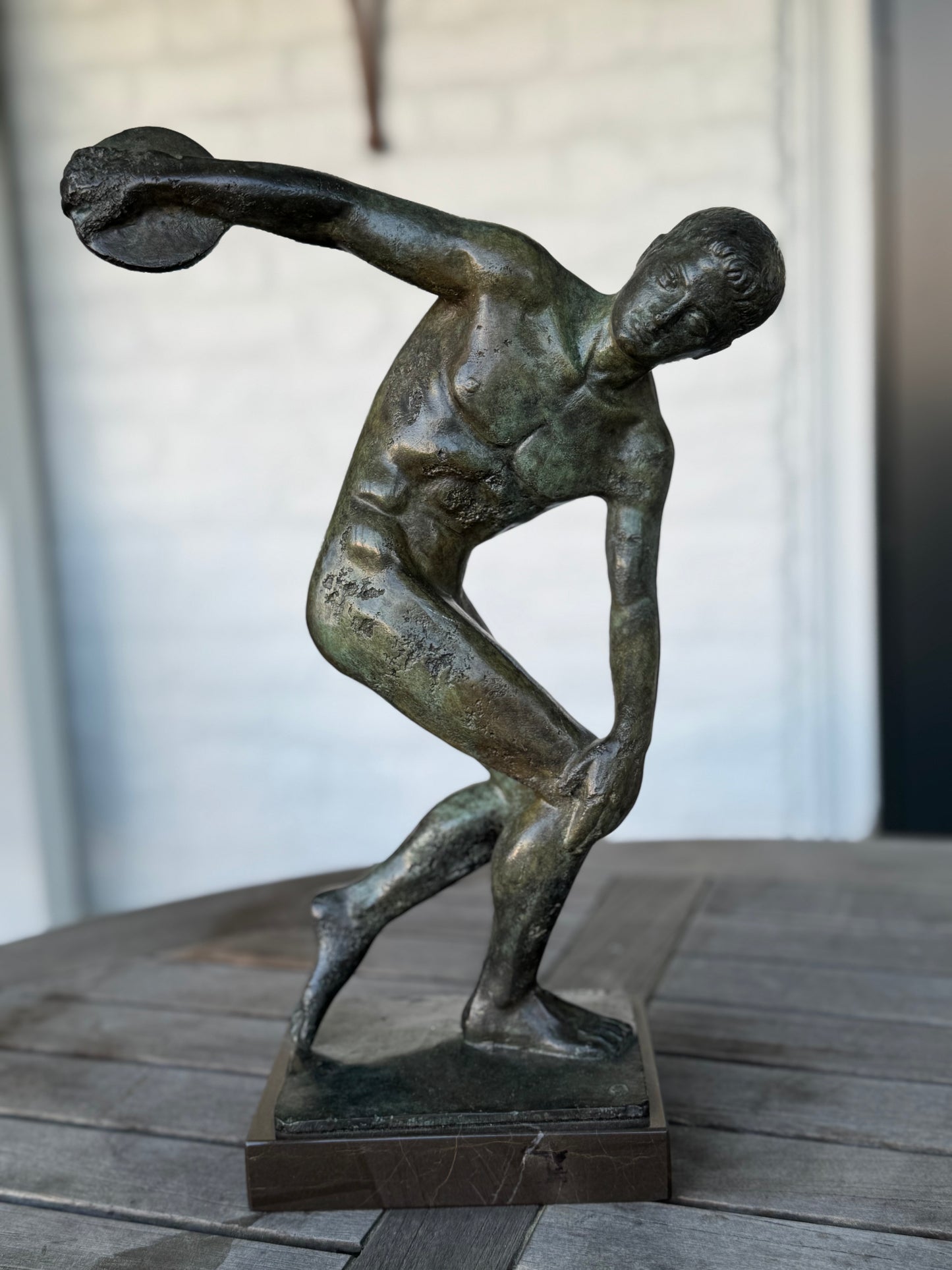 Discobolus of Myron - Discus Thrower - Ancient Greek Olympic Games - Bronze Reproduction