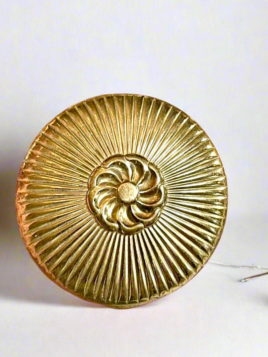 VINTAGE Compact Richard Hudnot Gold Tone no Powder Estate Find