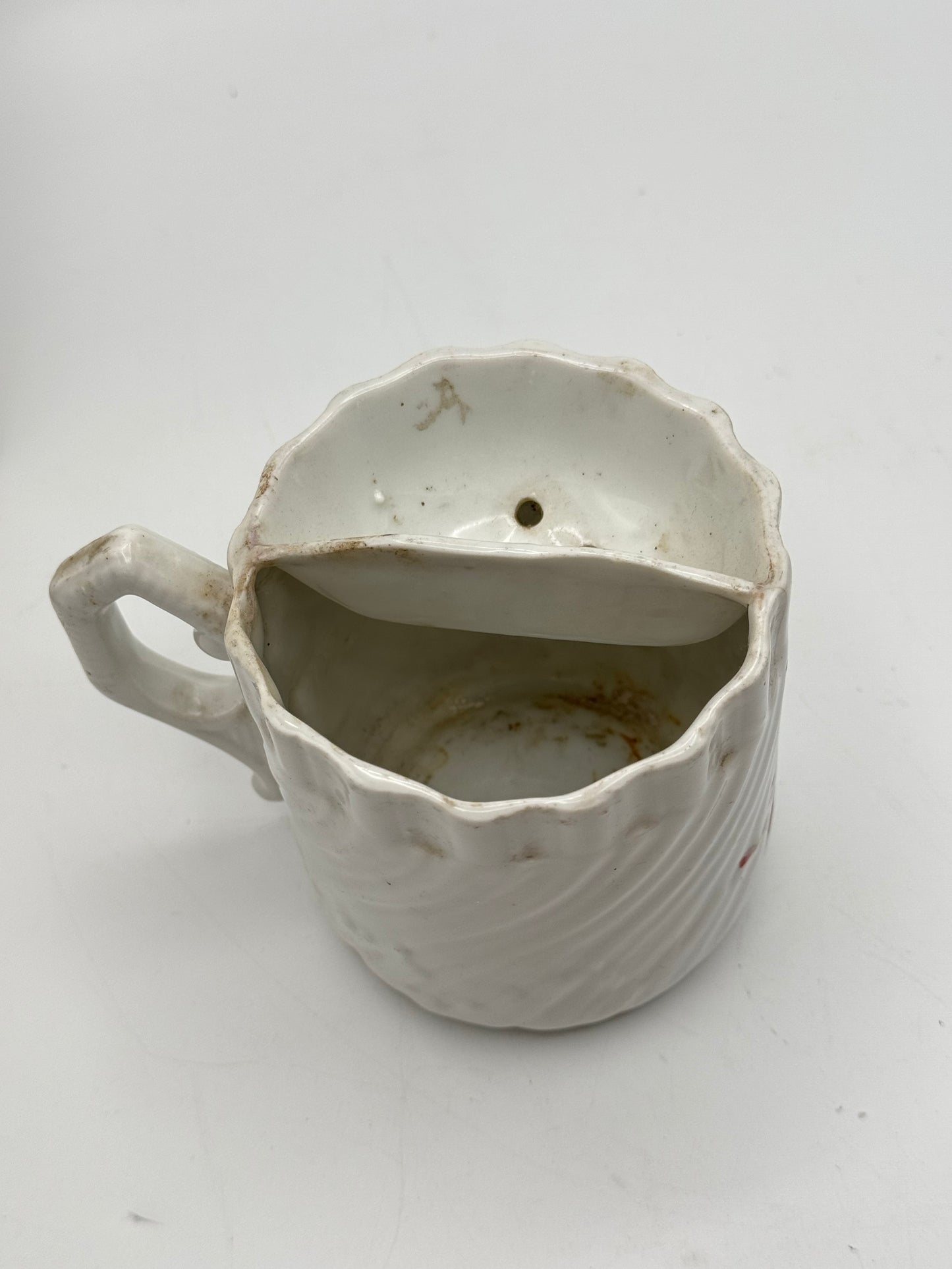 Antique Shaving Mug Floral DESIGN