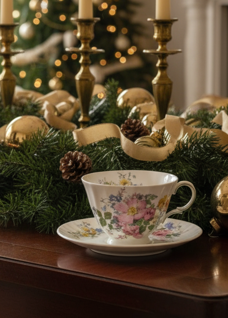 Royal Doulton “Bone” China “Arcadia” H.4802 – 30-Piece Dinner & Tea Set, Mint Condition, Made in England