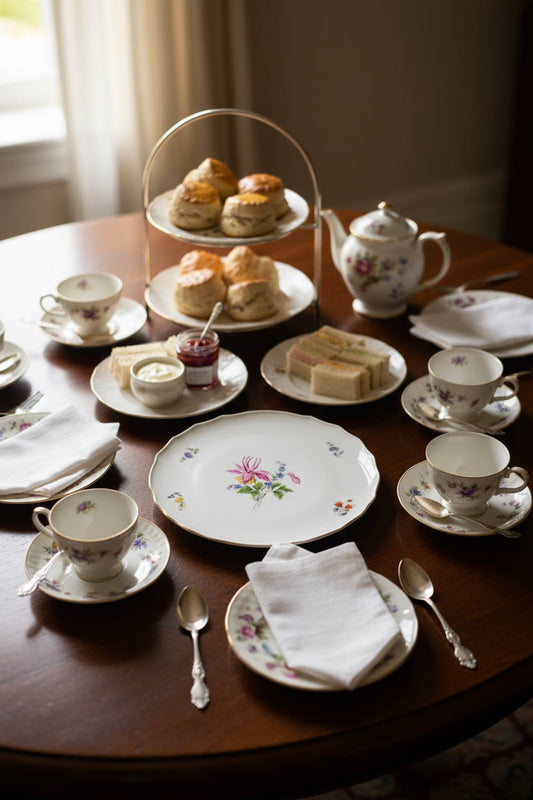 Meissen Large Platter 13” Hand Painted Flowers Gold Rim 325 VINTAGE