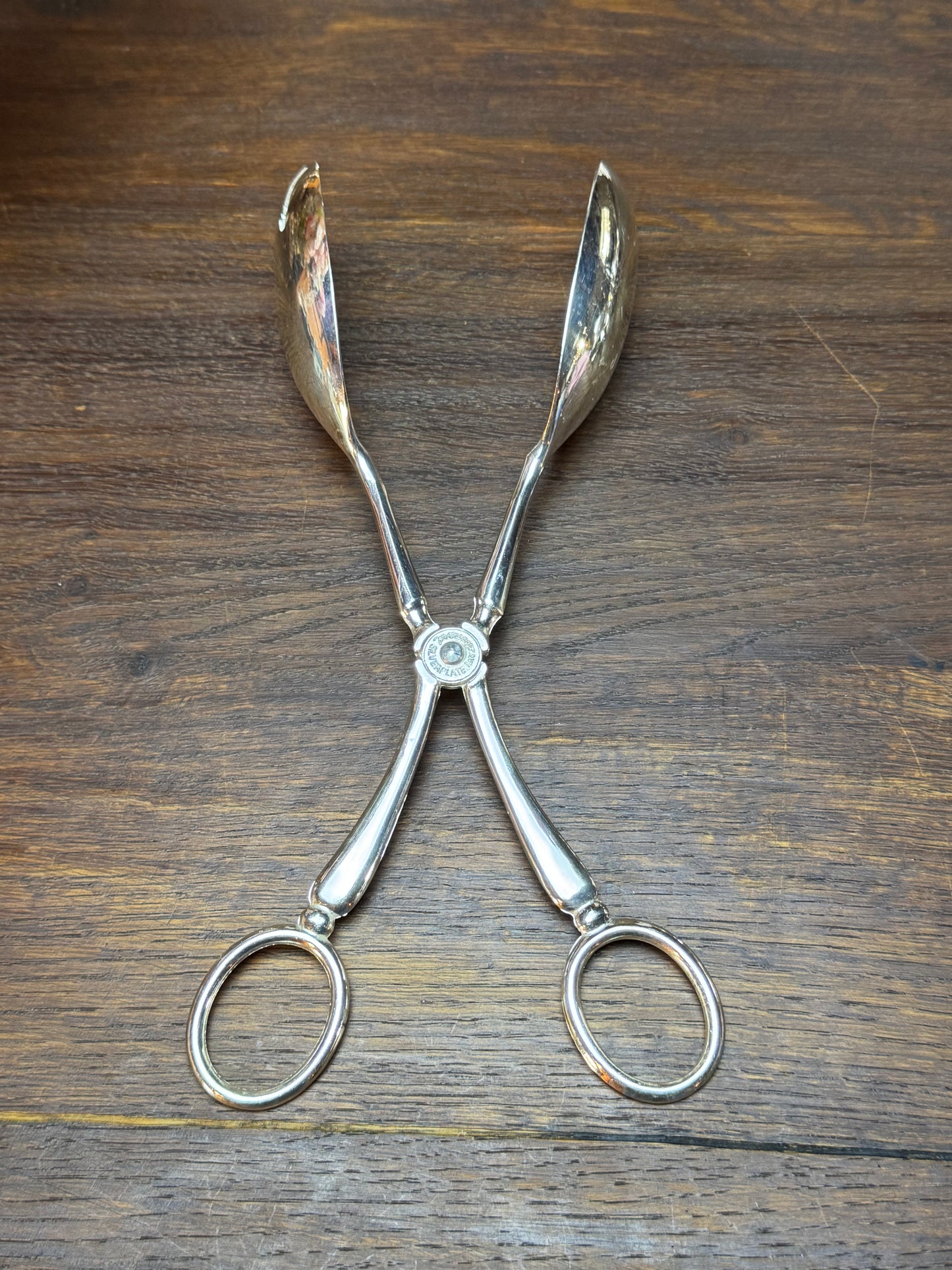 Silver Plate Serving Tongs Made in Italy by Leonard