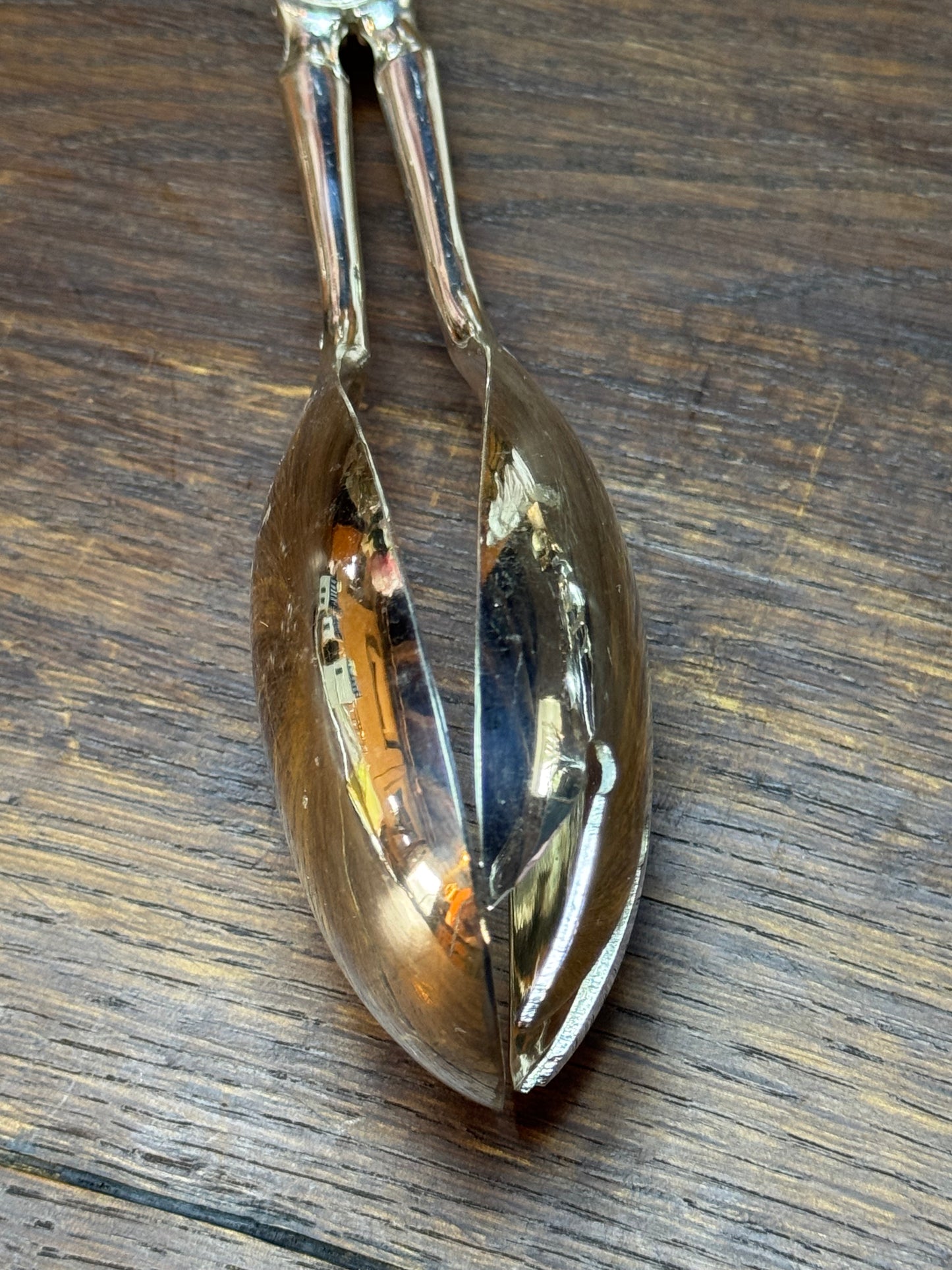 Silver Plate Serving Tongs Made in Italy by Leonard