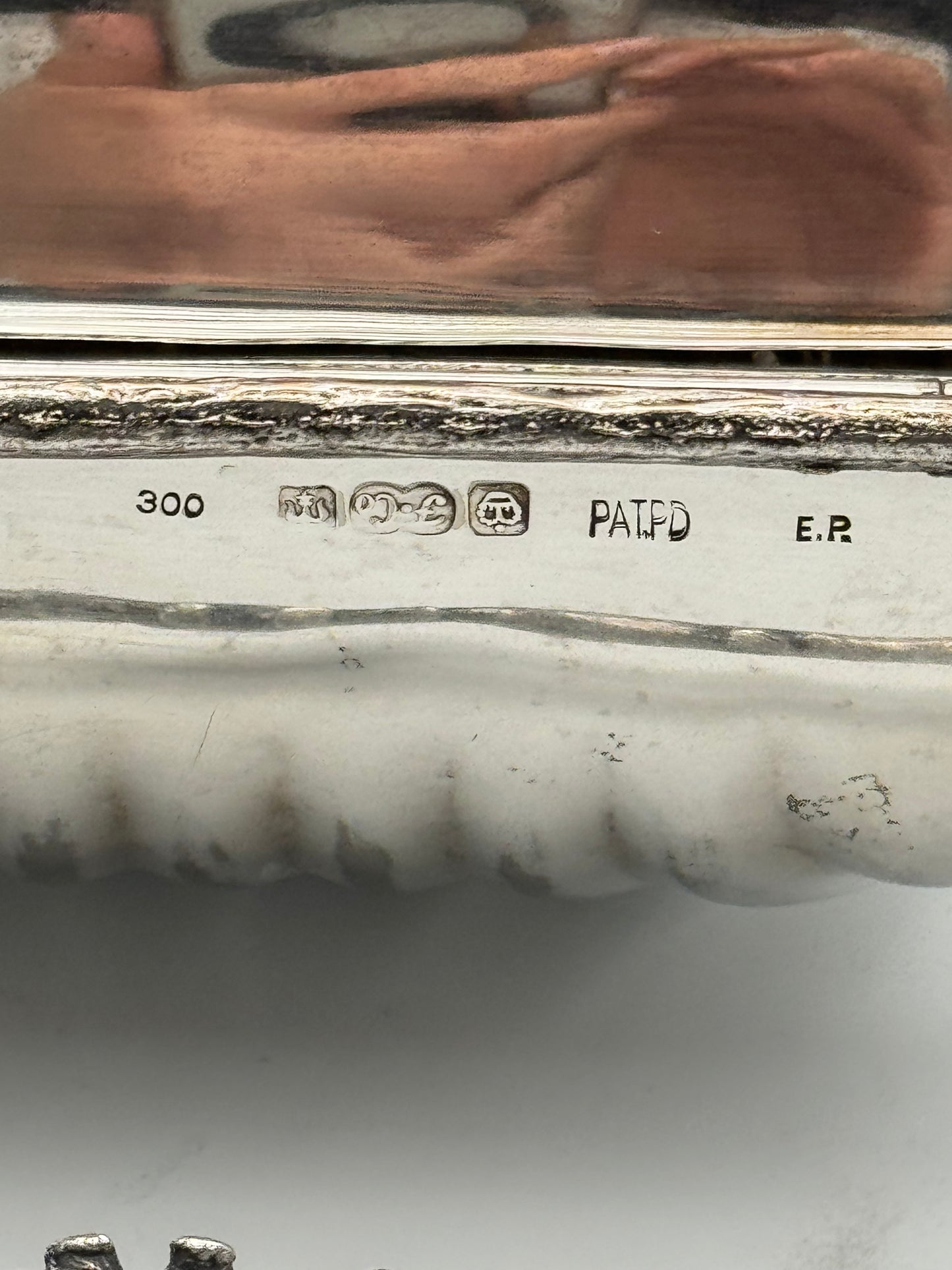 SOLD OUT via Message ONLY Victorian Folding Silver Plate Biscuit Box – Fenton Brothers Ltd. Sheffield c.1890–1900 Branch & Shell Design