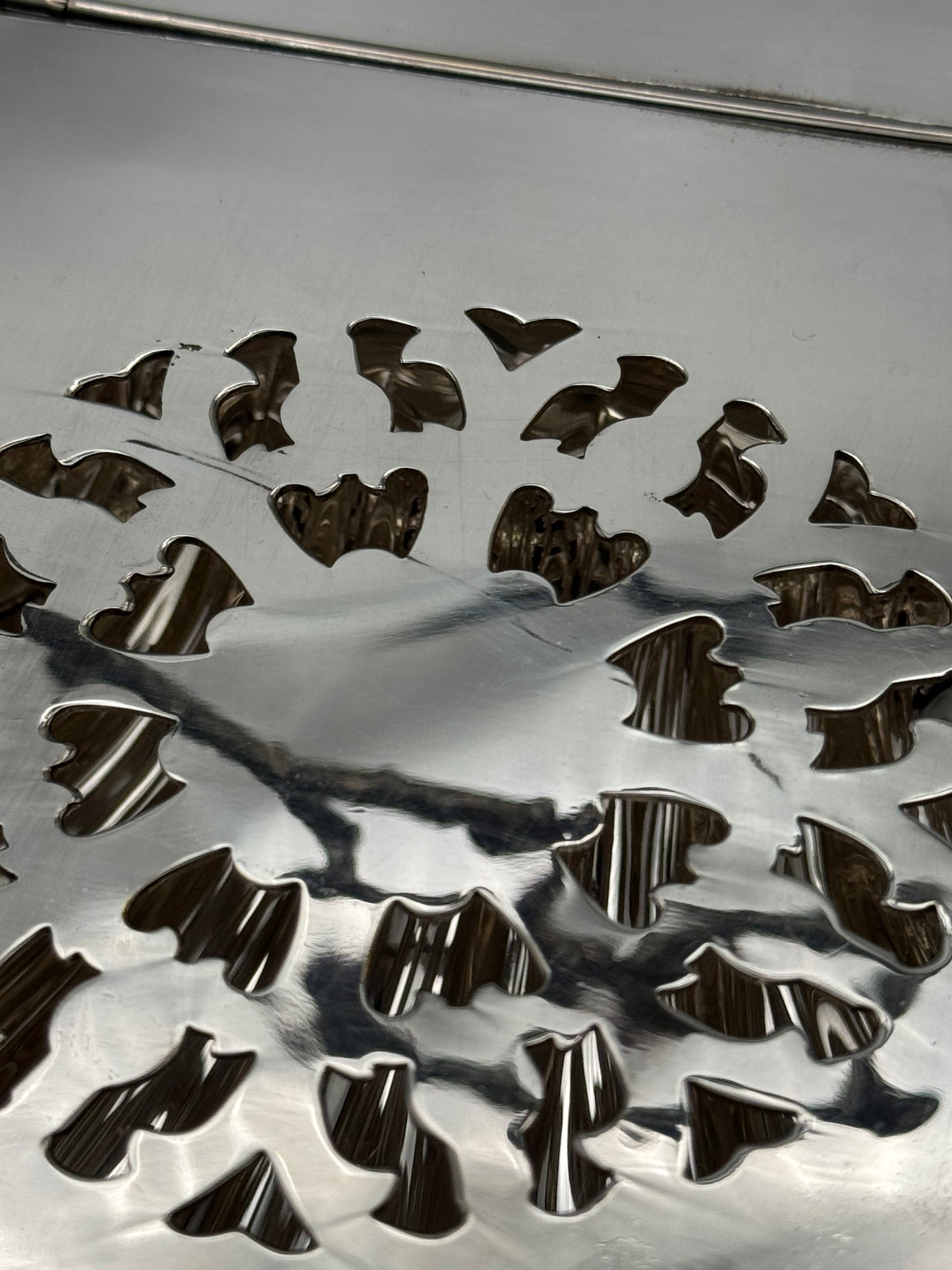 SOLD OUT via Message ONLY Victorian Folding Silver Plate Biscuit Box – Fenton Brothers Ltd. Sheffield c.1890–1900 Branch & Shell Design