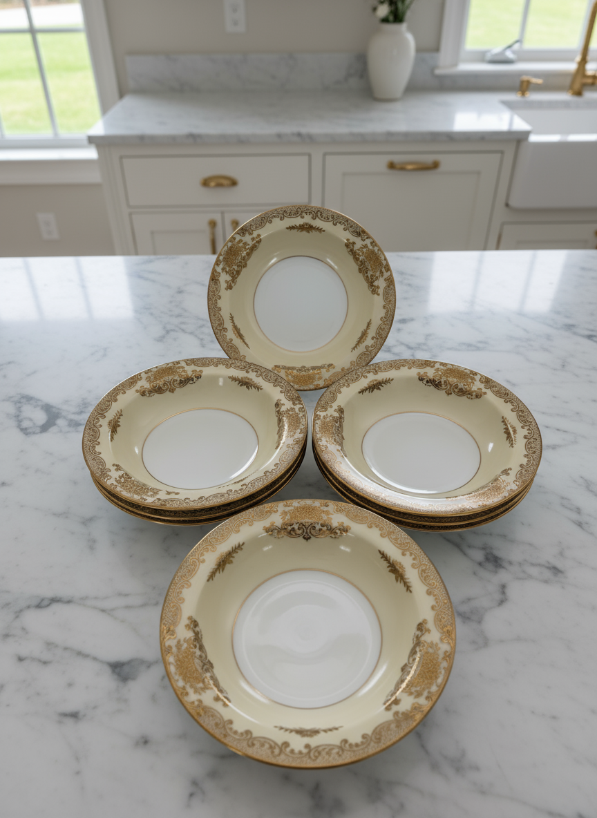 Set of 8 NORITAKE “Mayfield” Fruit Bowls
