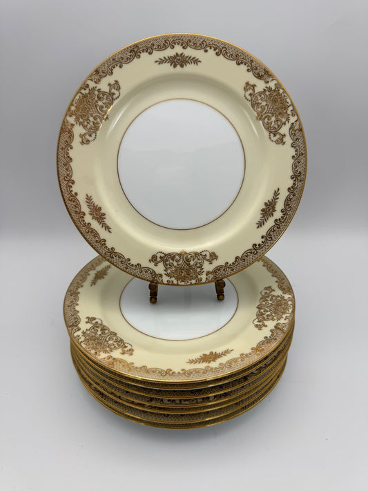 Set of 8 NORITAKE “Mayfield” Salad Plates ca. 7.5” ESTATE FIND