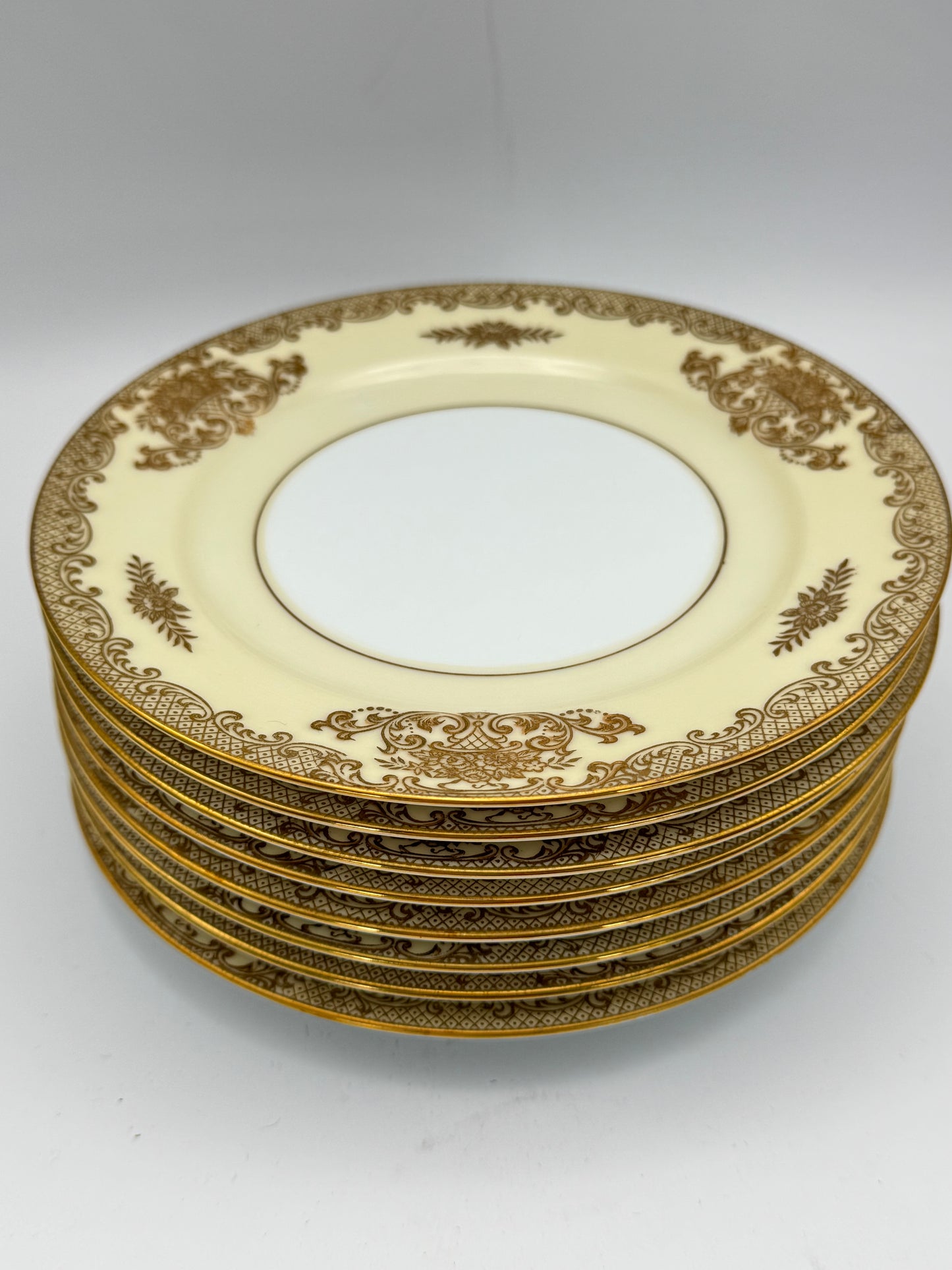 Set of 8 Noritake “Mayfield” Bread & Butter Plates 6.25”d ESTATE FIND