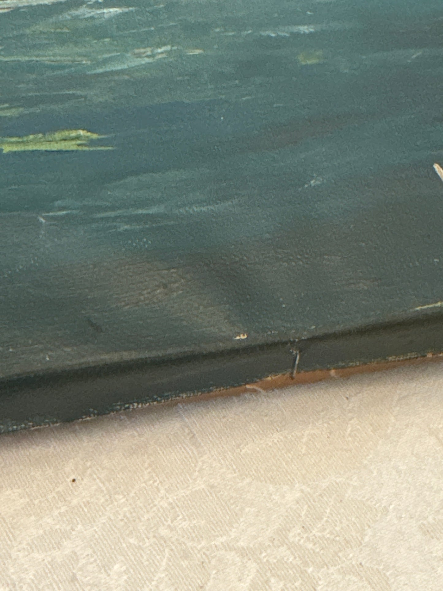 Vintage Marine Oil Painting Ship Nautical Seascape Signed Wells 20x16” Canvas