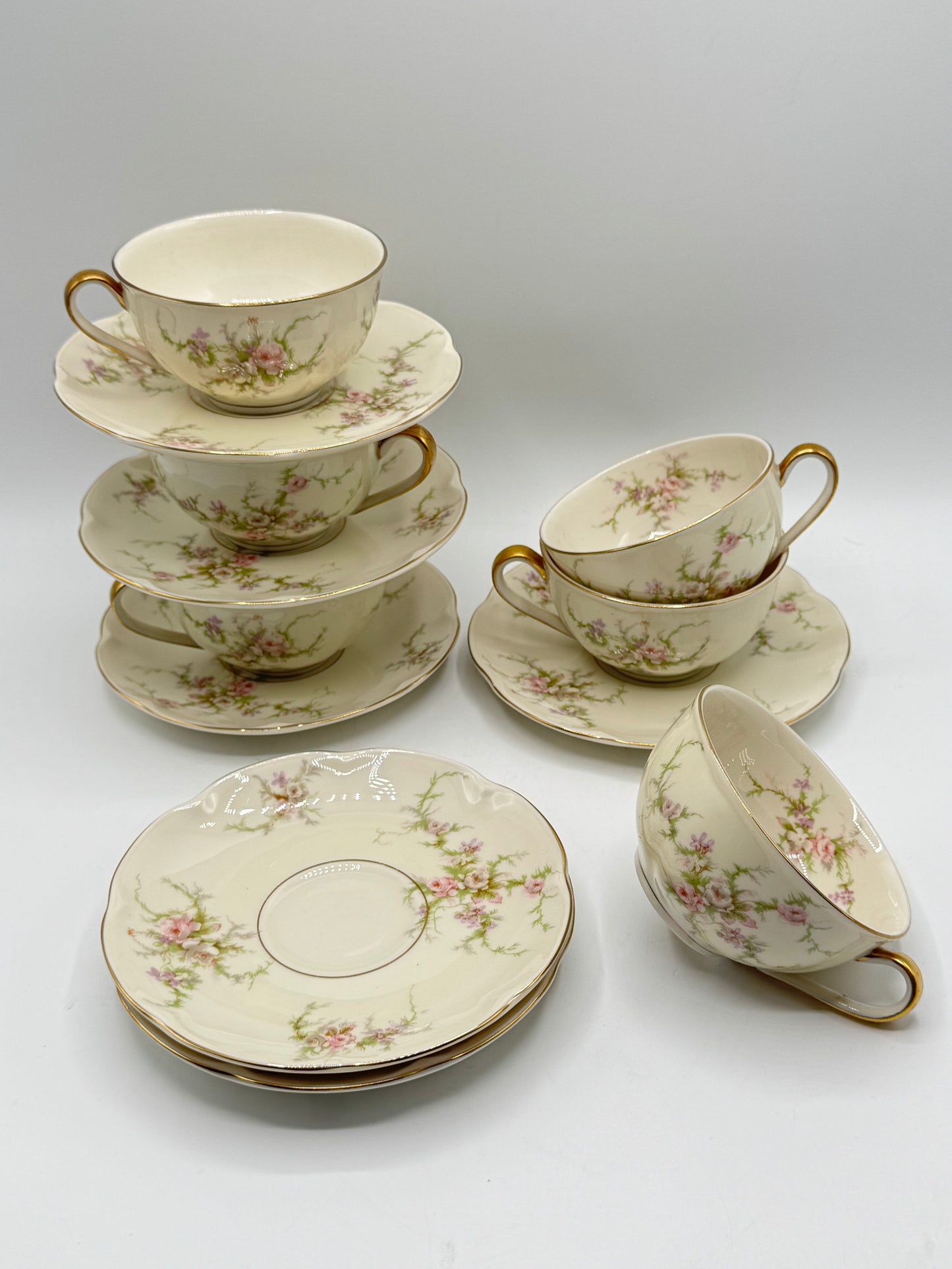 6 Cups & Saucers ROSALINDE HAVILAND New York
