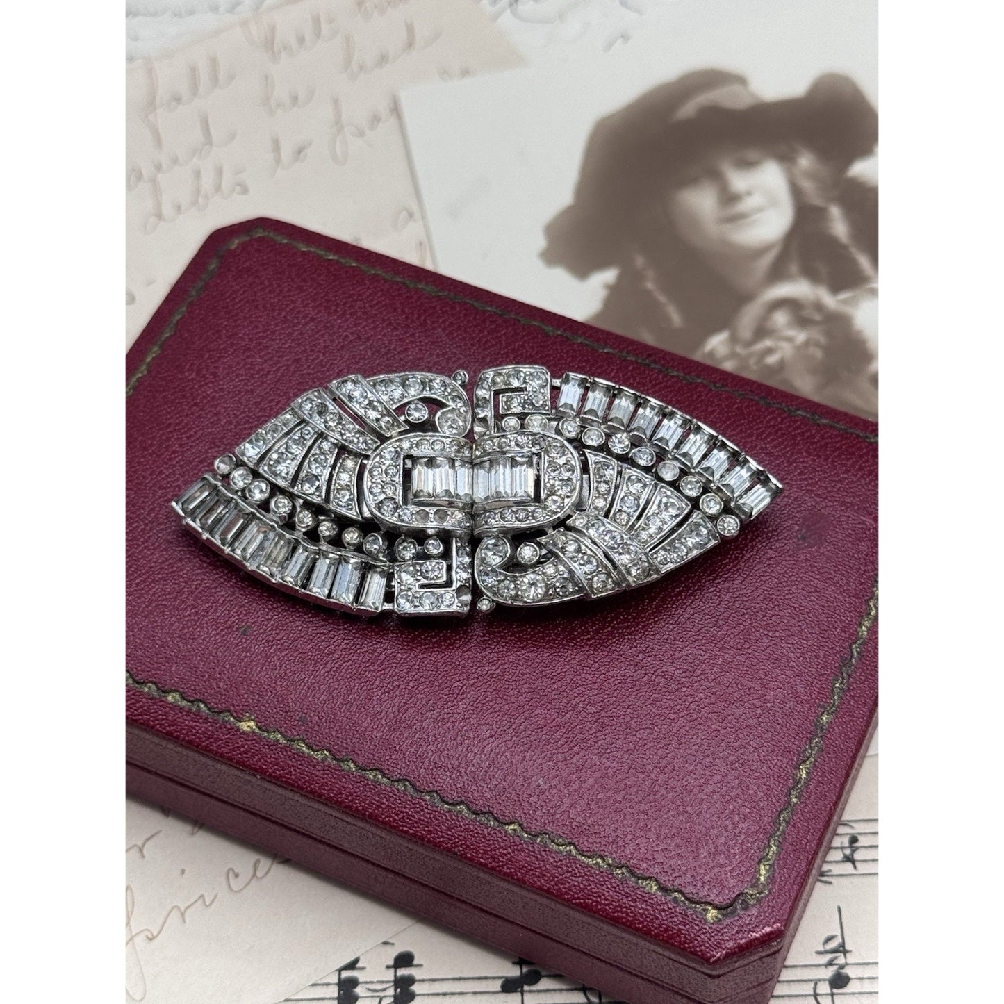 Alfred Philippe Clip-Mates Duette Brooch Pat 2050804 1936 TRIFARI