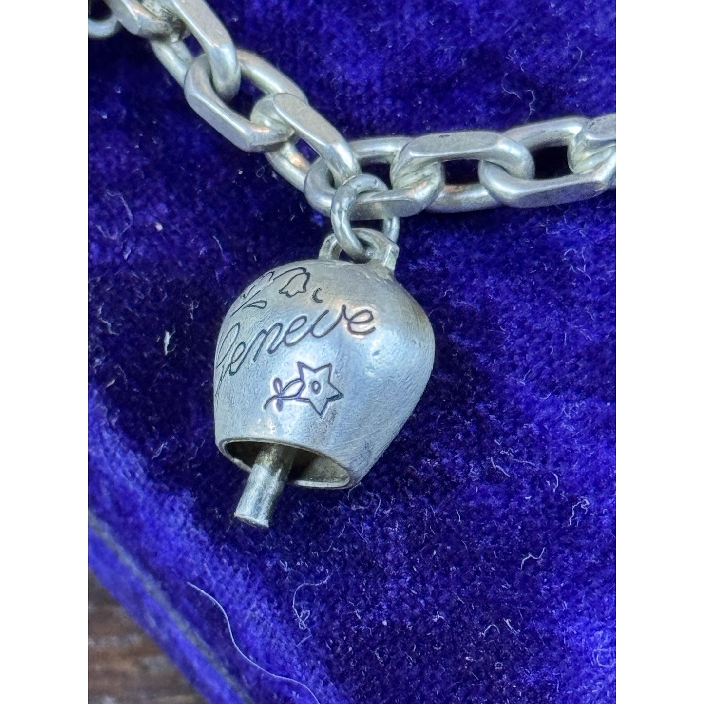 Vintage 800 Silver Charm Bracelet Geneva Swiss Travel Charms 6.25” Continental