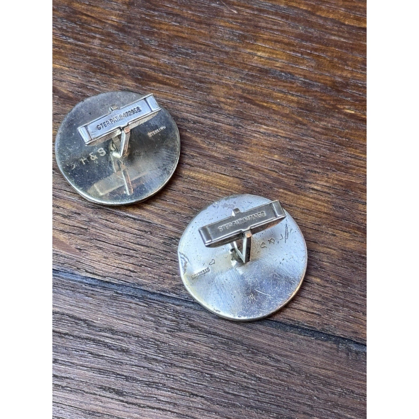 Vintage Sterling Horse Racing Cufflinks Equestrian Kentucky Derby Jockey 30g