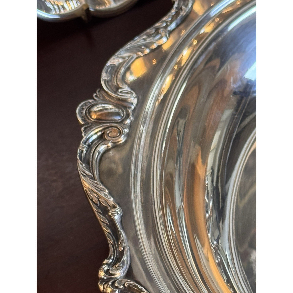 Silverplate Covered Vegetable Dish Wilcox Ornate Convertible Server 12” Antique