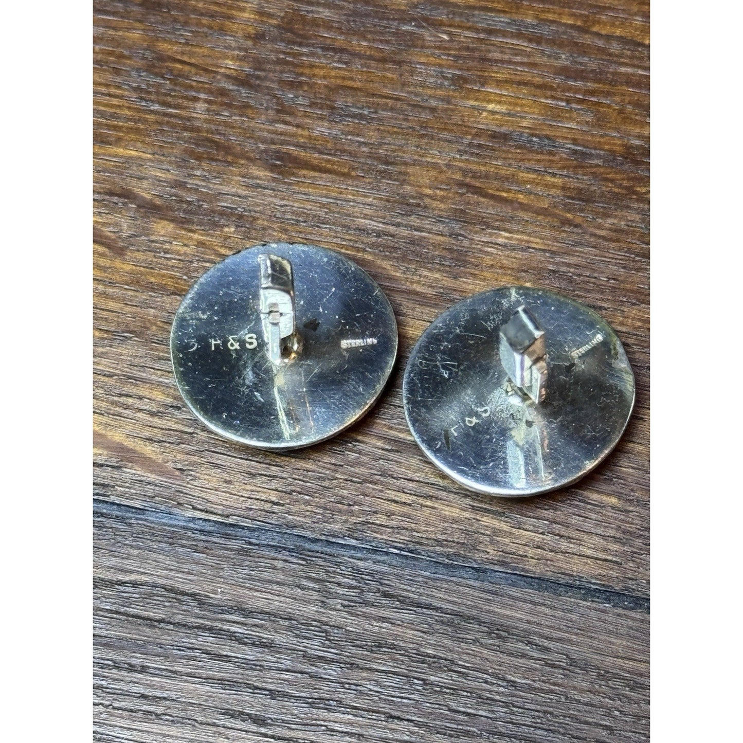 Vintage Sterling Horse Racing Cufflinks Equestrian Kentucky Derby Jockey 30g