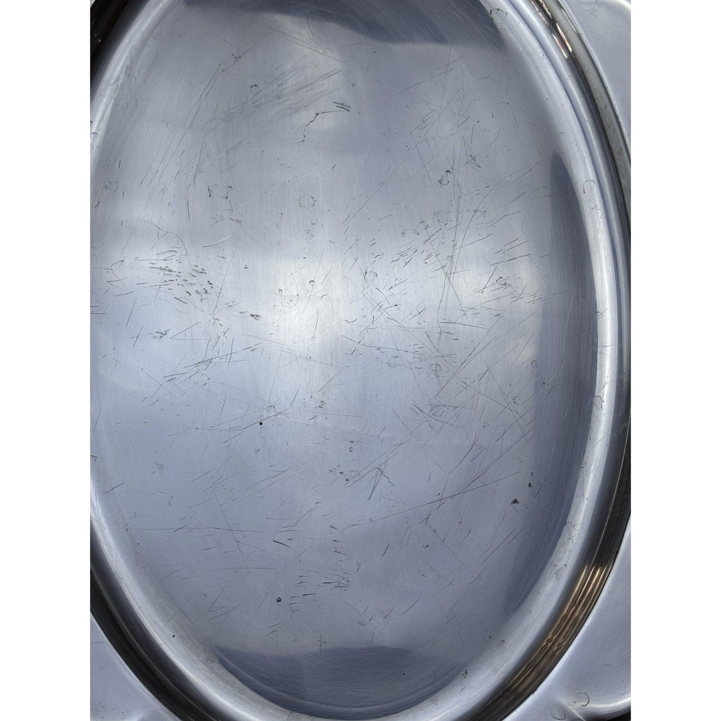 Silverplate Large Oval Serving Tray Rope Edge 18.25” x 13” GORHAM