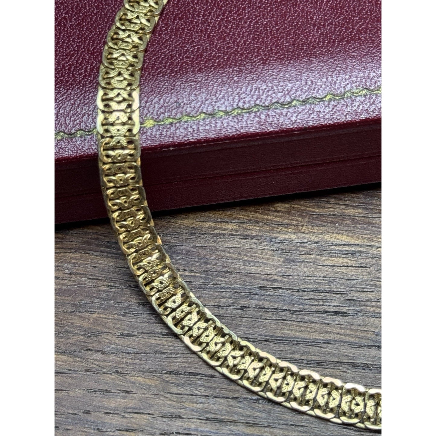 Vintage Napier Goldtone Link Bracelet 6.75” Wide Textured Designer Bracelet