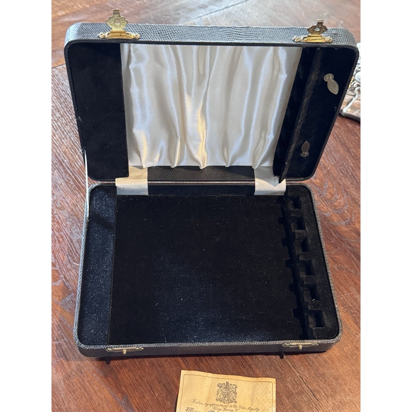 Sheffield Fish Knives & Forks Celluloid Handles Chrome Nickel Silver Boxed Set