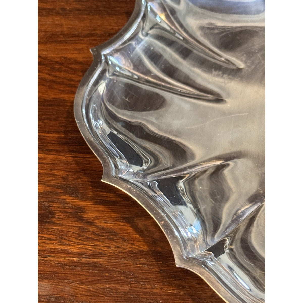 Silverplate Tray Chippendale Style Military Presentation 1968 10.5”