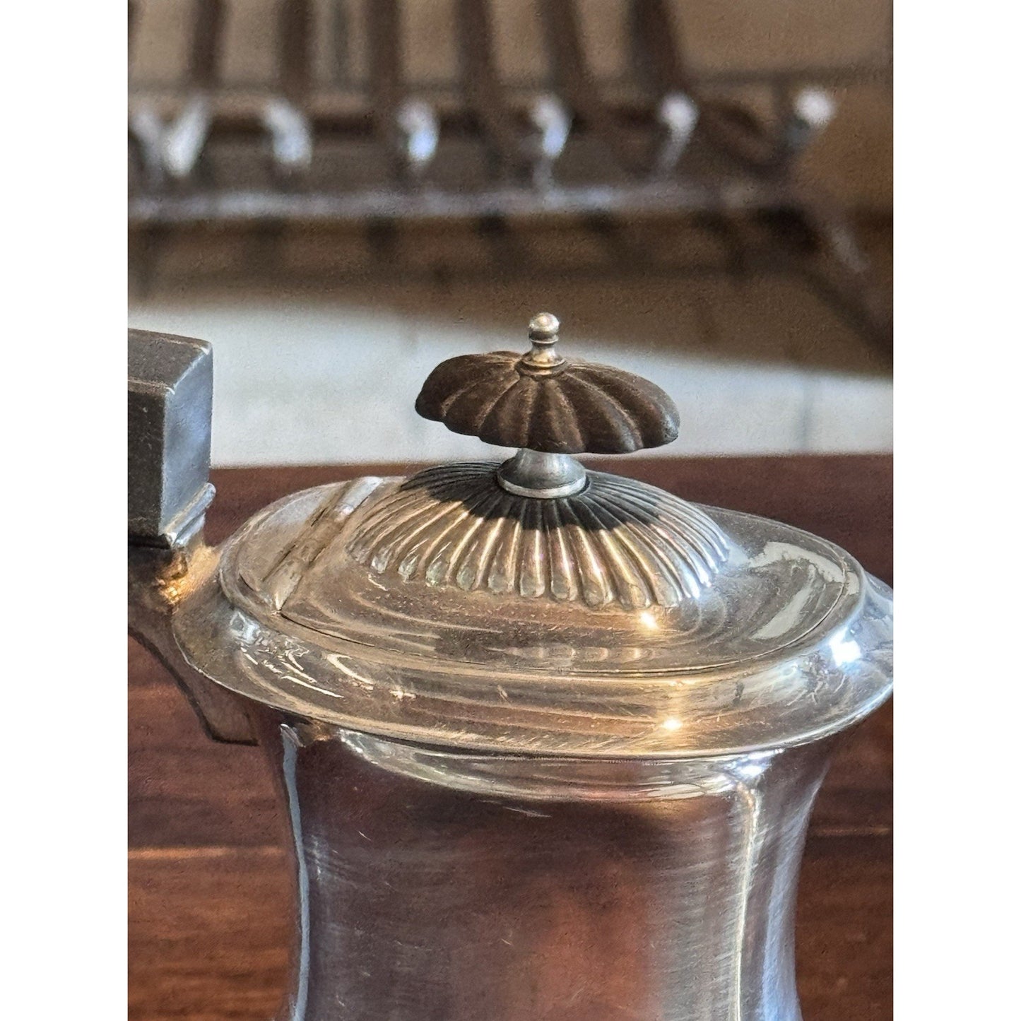 Vintage Silverplate Coffee Pot SHEFFIELD William Hutton & Sons EPBM