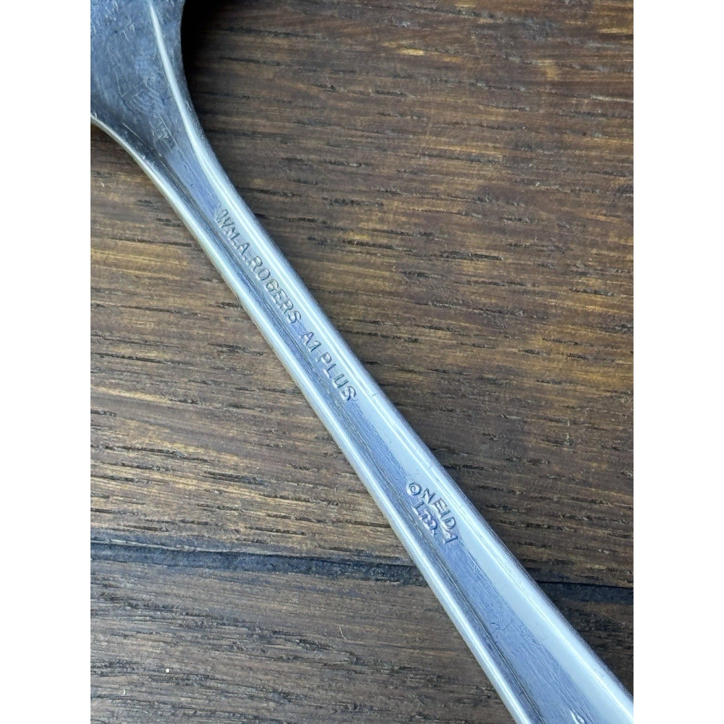 Vintage Silverplate Tomato Server Pierced Serving Spoon 7.5” Floral Art Deco