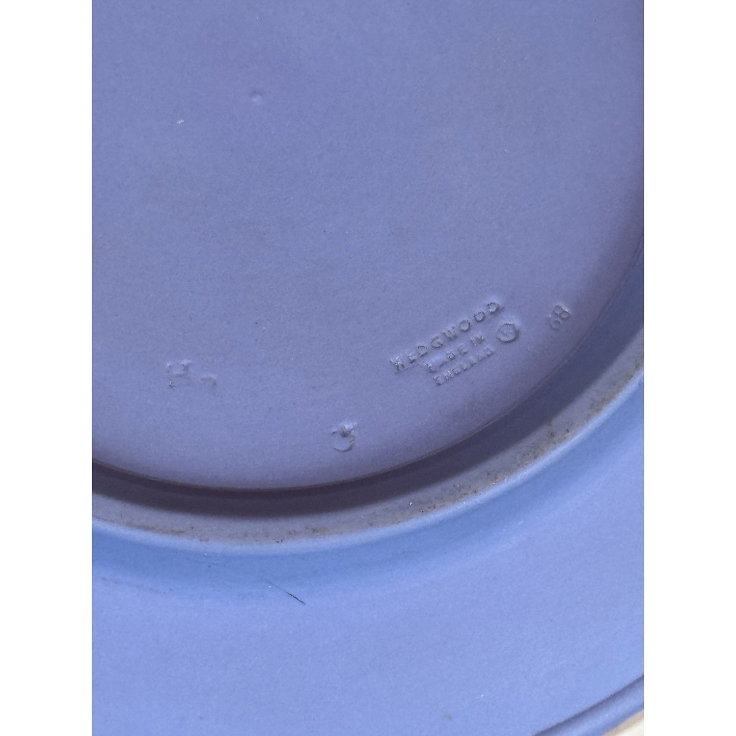 Vintage Wedgwood Jasperware Bowl Blue White Classical Figures England 8”