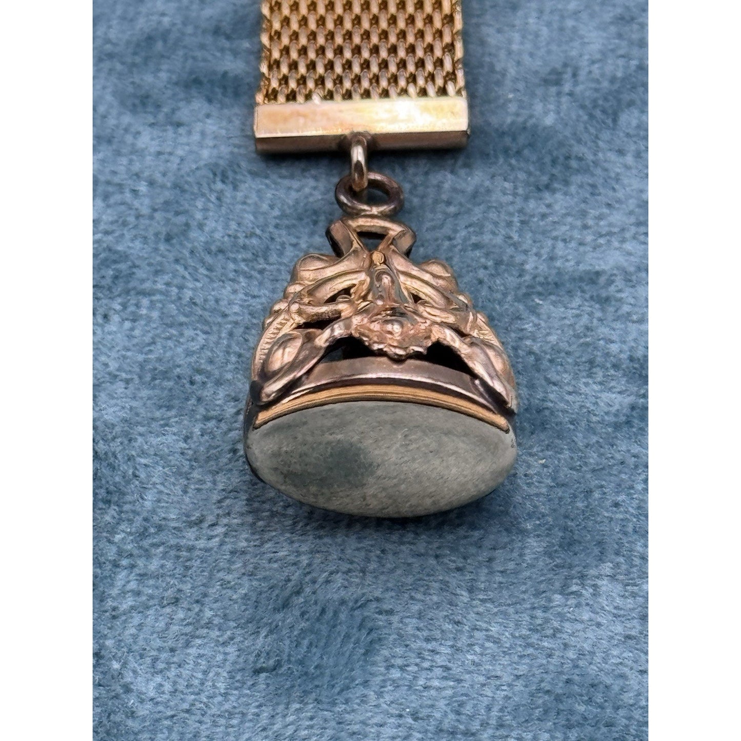 Vintage Watch Strap Fob WRE Gold Filled Signed No Monogram 5.5”