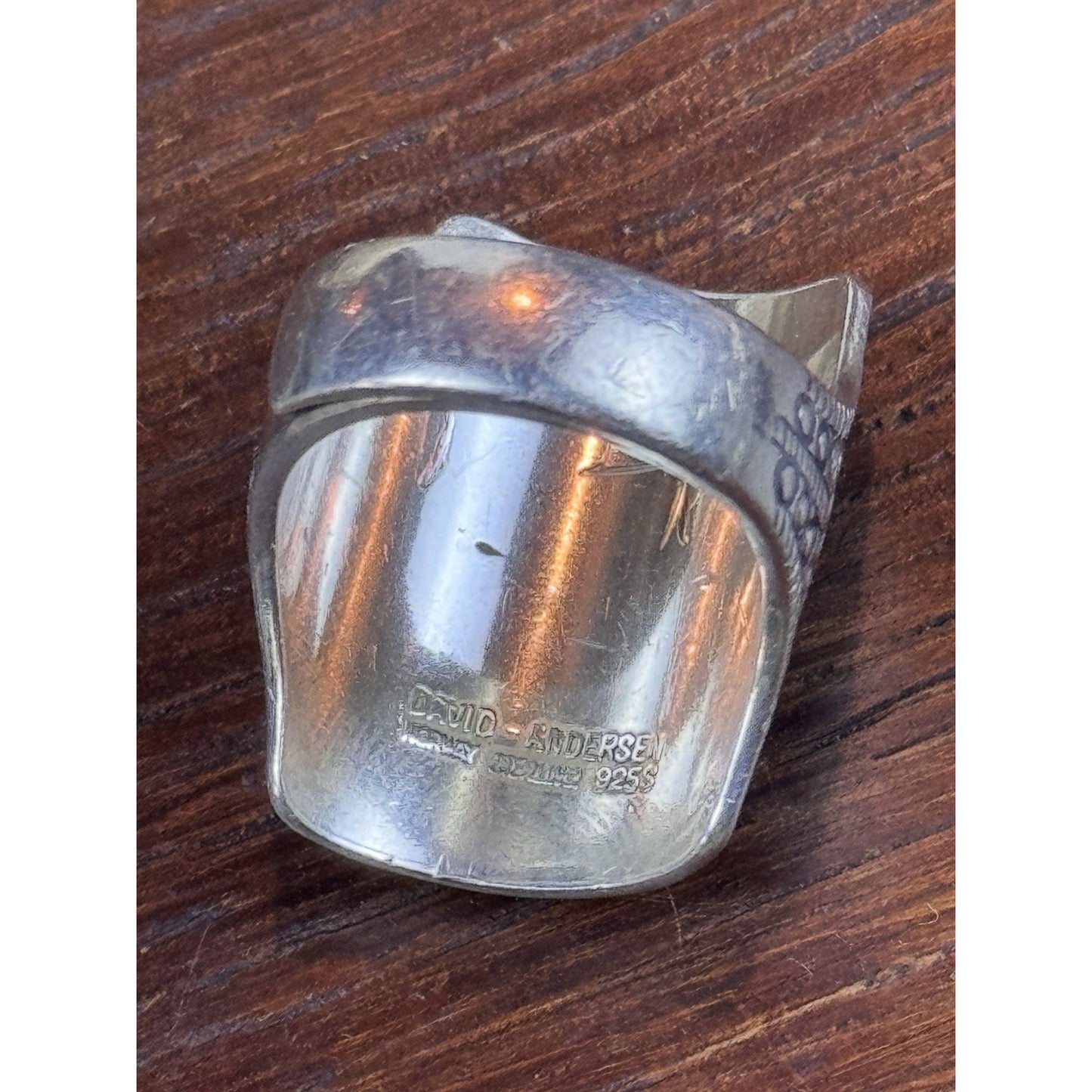 Vintage David Andersen Sterling Silver Ring 7 Norway 925S Copy Org. Year 300