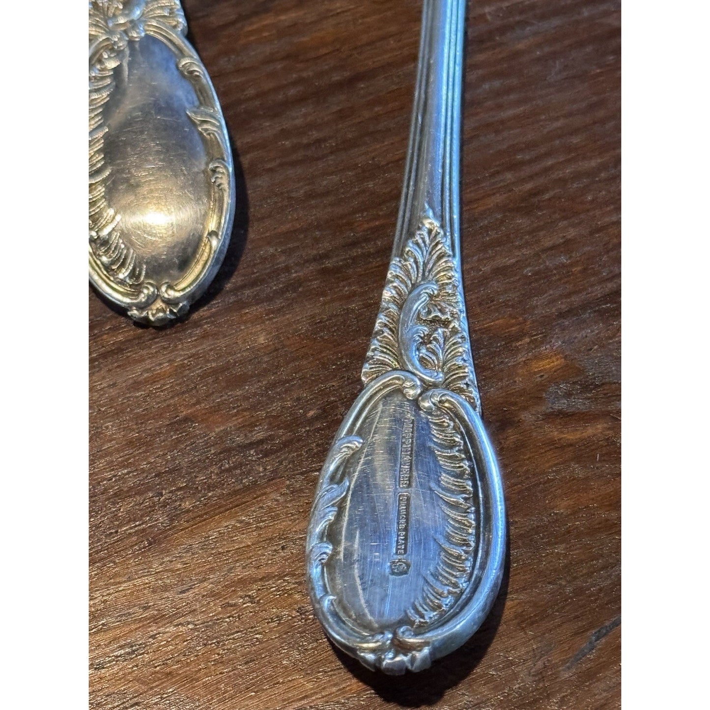 Berry Spoon Set Mappin & Webb Princess Plate Gold Wash Cased Victorian STYLE