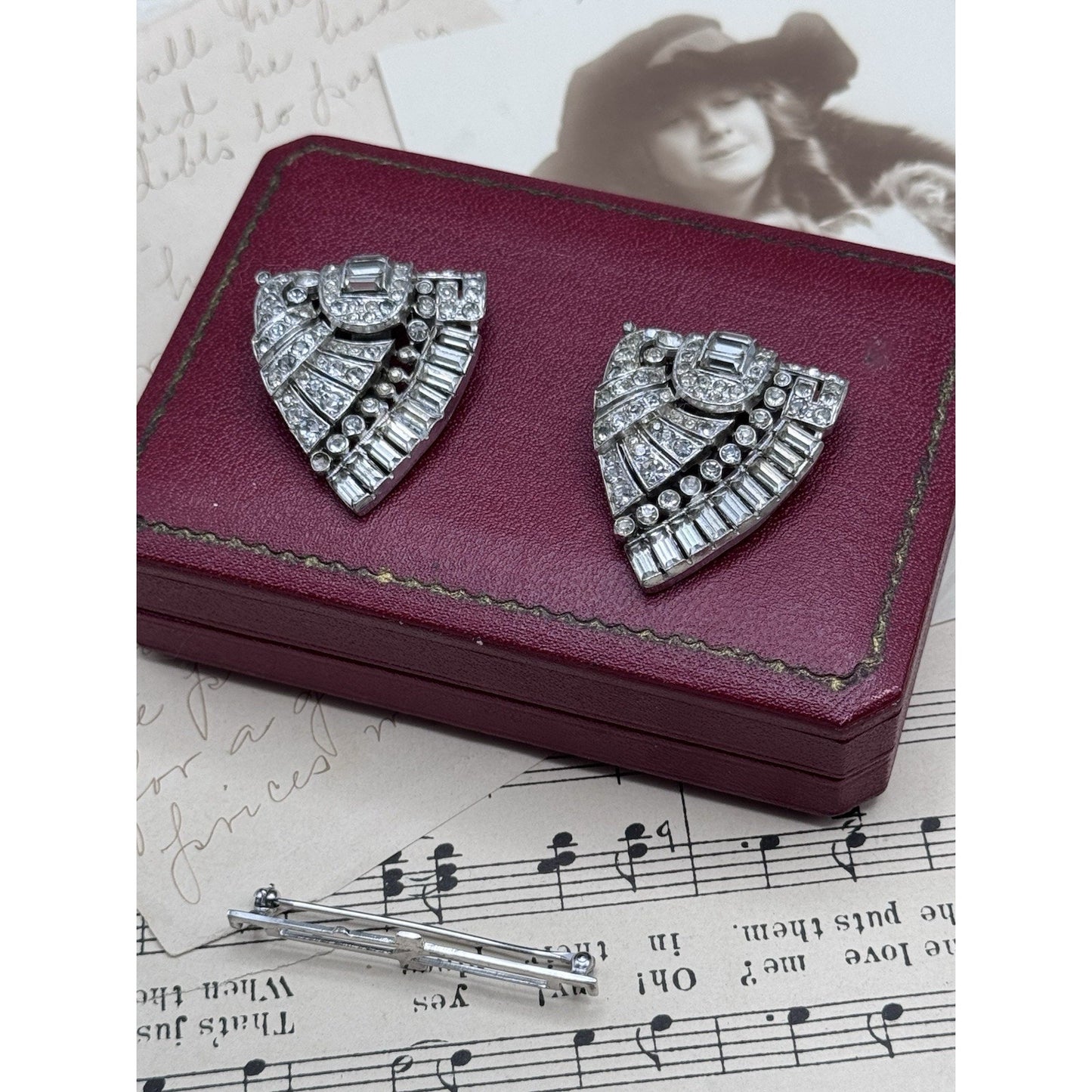 Alfred Philippe Clip-Mates Duette Brooch Pat 2050804 1936 TRIFARI